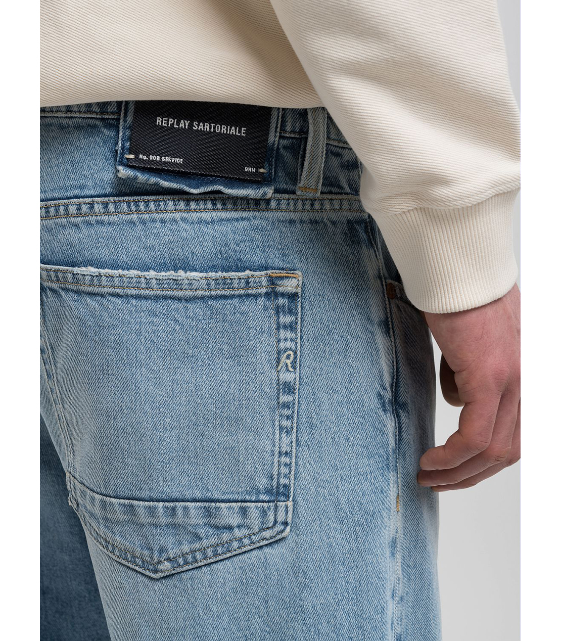 リラックスフィットライトデニム 詳細画像 ライトブルー 7